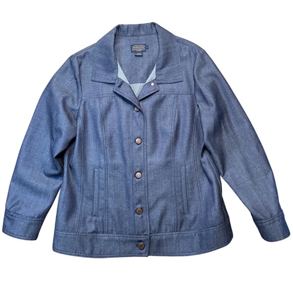 Pendleton Jackets & Blazers - Pendleton Denim Jacket Button Front Collared Western Style Women's Blue Indie